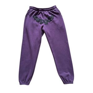 Sp5der Heather Grey OG Web Sweatpants